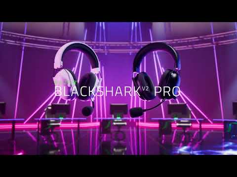 A Video Of Razer BlackShark V2 Pro (2023) Wireless Esports Headset - White