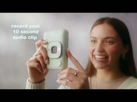 A Video Of FUJIFILM Instax Mini LiPlay - Compact Digital Camera