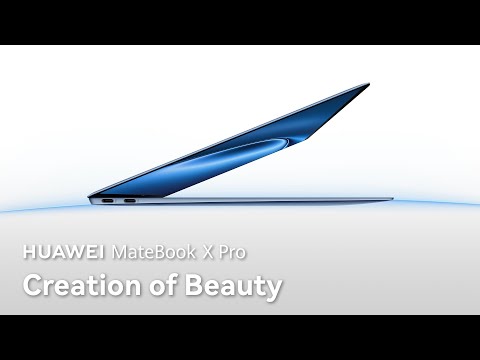 A Video Of HUAWEI MateBook X Pro NoteBook - 14.2