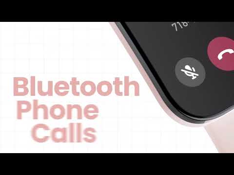 A Video Of Amazfit Bip 5 - Cream White