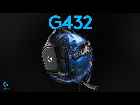 A Video Of Logitech G432 - 7.1 Surround Sound Wired Gaming Headset - 981-000770