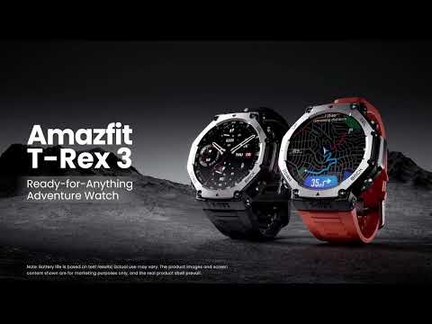A Video Of Amazfit T-Rex 3