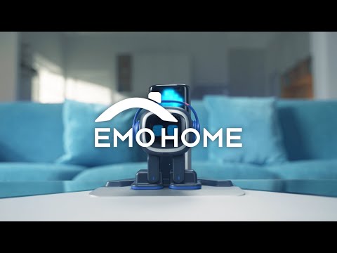 A Video Of EMO Go Home – The Ultimate AI-Powered Desktop Robot with Self-Charging & Smart Features