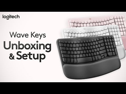 A Video Of Logitech Wave Keys Ergo Series – Wireless Ergonomic Keyboard