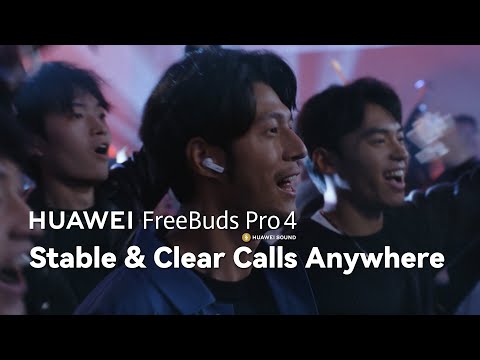 A Video Of HUAWEI FreeBuds Pro 4 - Dual-Driver Earbuds with ANC