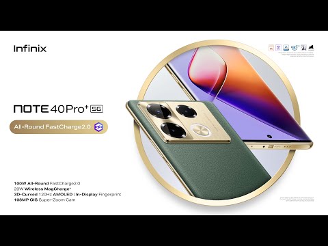 A Video Of Infinix Note 40 Pro (4G) - 24GB Ram - 256GB Storage