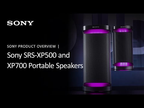 A Video Of Sony SRS-XP500 - Portable Bluetooth Wireless Party Speaker – Black