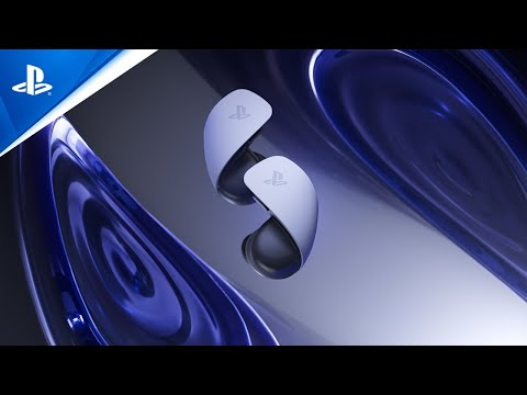 A Video Of Sony PlayStation Pulse Explore Wireless Earbuds for PS5