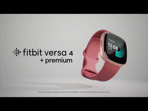 A Video Of Fitbit Versa 4 Sports Pack
