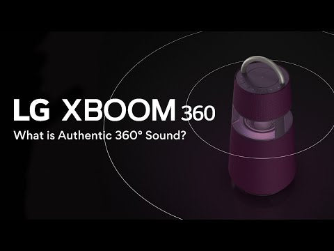 A Video Of LG XBOOM 360 - Omnidirectional Sound Bluetooth Speaker