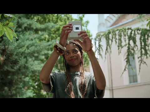 A Video Of Fujifilm Instax Mini LiPlay+ - Hybrid Instant Camera & Smartphone Printer