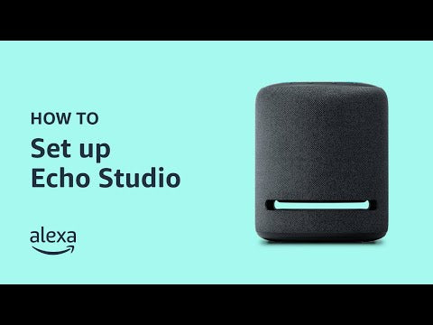 A Video Of Amazon Echo Studio (Newest Model) – Charcoal