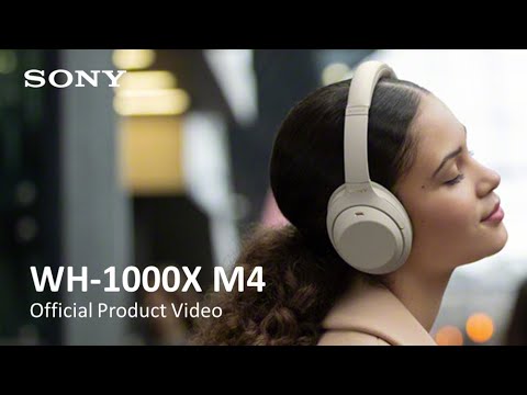 A Video Of Sony WH-1000XM4 Wireless Noise Cancelling Headphones - Black