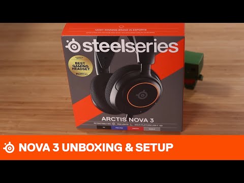 A Video Of SteelSeries Arctis Nova 3 - Multi-Platform Premium Wired RGB Gaming Headset