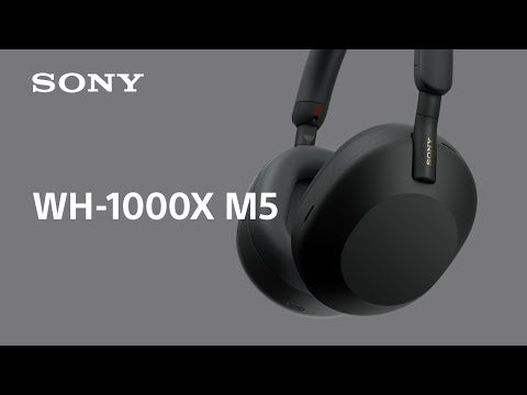 A Video Of Sony WH-1000XM5 Wireless Over-Ear Noise-Canceling Headphones - Black