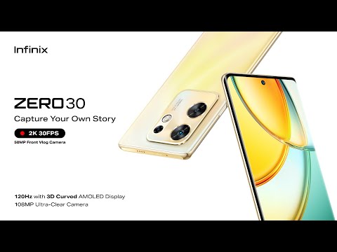 A Video Of Infinix Zero 30 (4G) - 8GB Ram - 256GB Storage