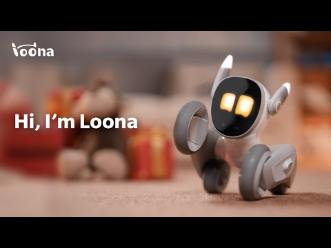A Video Of Loona Petbot: The Smartest Interactive AI Robot for Kids
