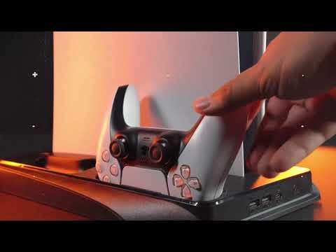 A Video Of Porodo PDX116-BK Gaming PS5 Cooling And Charging Hub With Built-in Speed Touch Control
