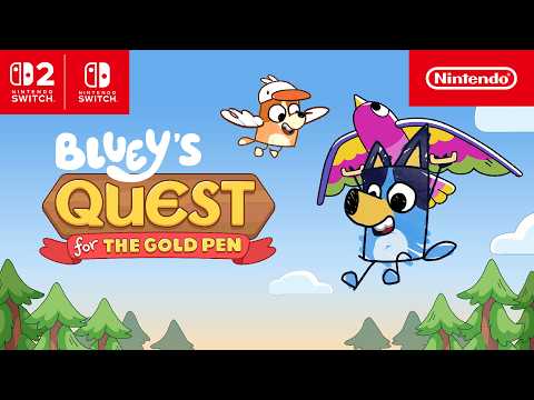 A Video Of Bluey's Quest for the Gold Pen for Nintendo Switch