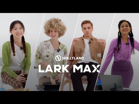 A Video Of Hollyland LARK MAX Duo with two Lavalier Microphones