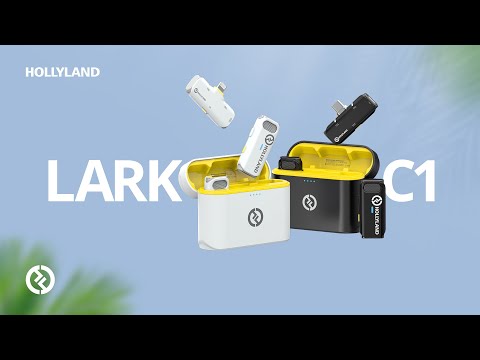 A Video Of Hollyland LARK C1 - Ultra-Compact Wireless Lavalier Microphone for Android (Type-C) with 32-Hour Battery Life and 650ft Range