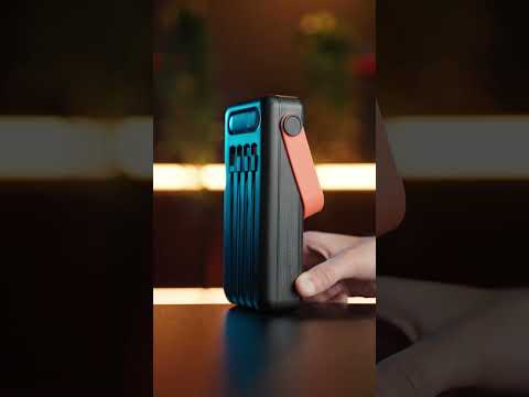 A Video Of Green Lion Solar Portable Power Bank 30000mAh PD 20W QC3.0 - Black