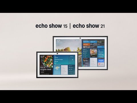 A Video Of Amazon Echo Show 21 - Smart Display with Built-in Fire TV, Alexa & 21