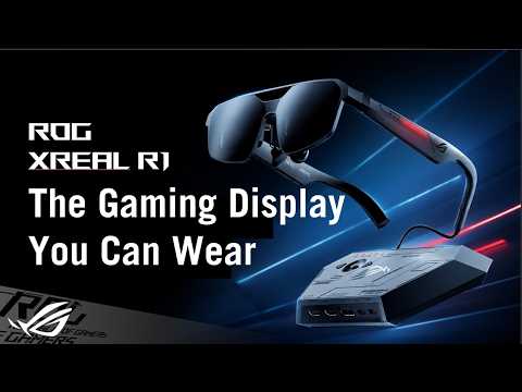 A Video Of Asus ROG XREAL R1 - Gaming AR Glasses