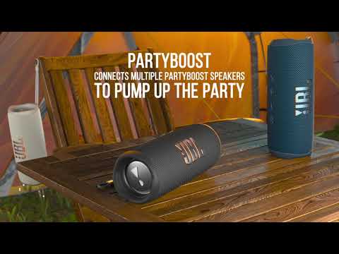 A Video Of JBL Flip 6 - Portable Bluetooth Speaker - Blue