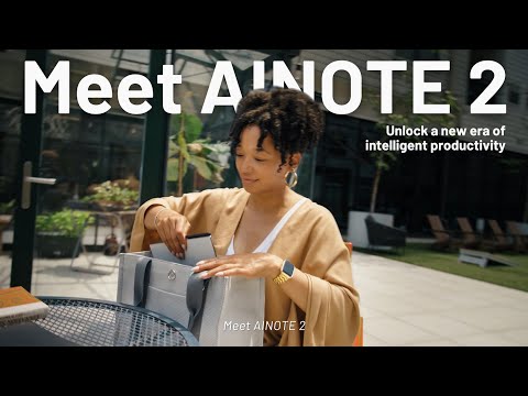 A Video Of iFlytek AINOTE 2 - The AI Paper Tablet
