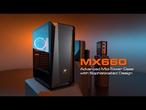 A Video Of Cougar MX660-T RGB Mid-Tower Case – High-Performance with Advanced ARGB Lighting and Vertical GPU Support