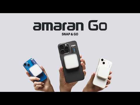 A Video Of Amaran Go Magnetic Mini LED Phone Light – Compact MagSafe Lighting for Content Creators