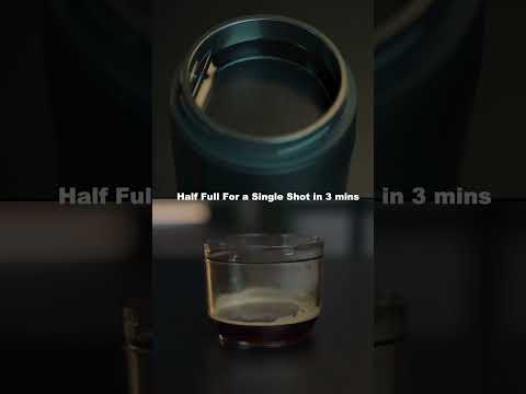 A Video Of LePresso Momento 2.0 Portable Espresso Coffee Machine - Black