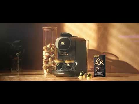 A Video Of Philips L'OR Barista Sublime Capsule Coffee Machine