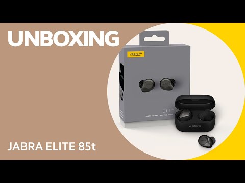 A Video Of Jabra Elite 85t True Wireless Earbuds with Advanced Active Noise Cancellation