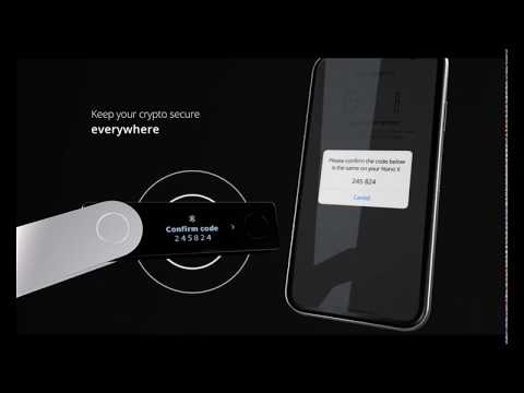 A Video Of Ledger Nano X - Bluetooth Hardware Wallet with Secure Element Chip