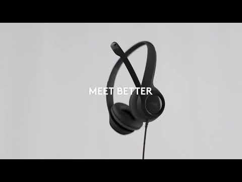 A Video Of Logitech H390 USB Computer Headset - Comfortable & Clear Audio