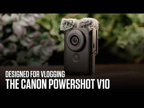 A Video Of Canon PowerShot V10 - 4K Vlogging Camera