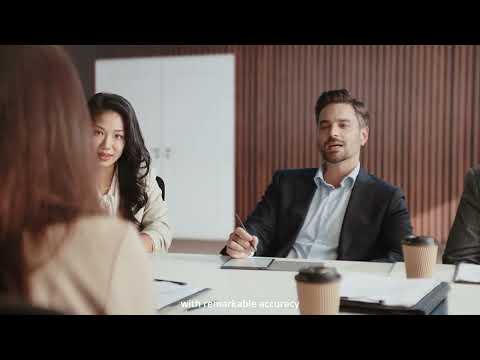 A Video Of iFLYTEK AINOTE Air 2 Smart Digital Notebook – Real-Time Voice-to-Text Transcription, 14-Language Support, 8.2