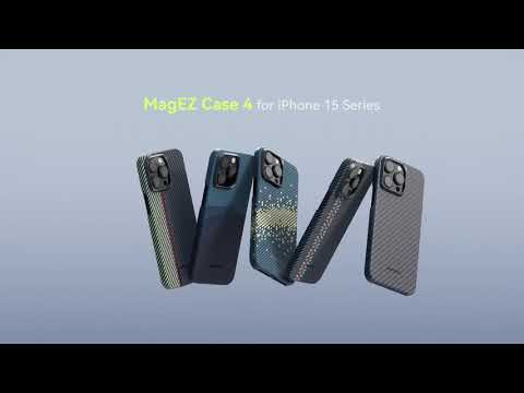 A Video Of Pitaka StarPeak MagEZ Case 4 Milky Way Galaxy For iPhone 15 Pro Max