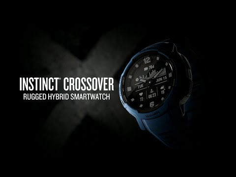 A Video Of Garmin Instinct® Crossover Solar - 010-02730-01