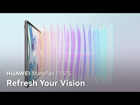 A Video Of HUAWEI MatePad 11.5” S - PaperMatte Edition Tablet with Keyboard - Space Gray