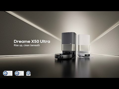A Video Of Dreame X50 Ultra Robot Vacuum Cleaner with Retractable Legs, 20,000Pa Suction & Smart Mapping