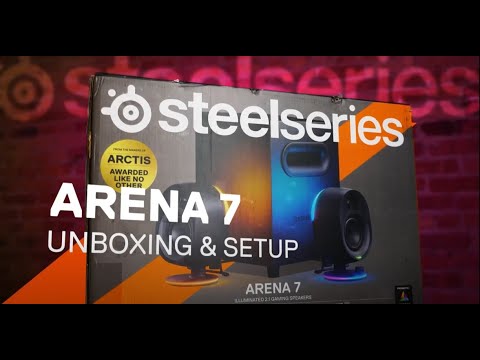A Video Of SteelSeries Arena 7 - Immersive 2.1 Gaming Speaker System with Reactive Illumination