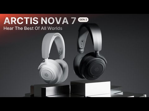 A Video Of SteelSeries Arctis Nova 7P Wireless Gen 2 - Gaming Headset with Mobile App Control