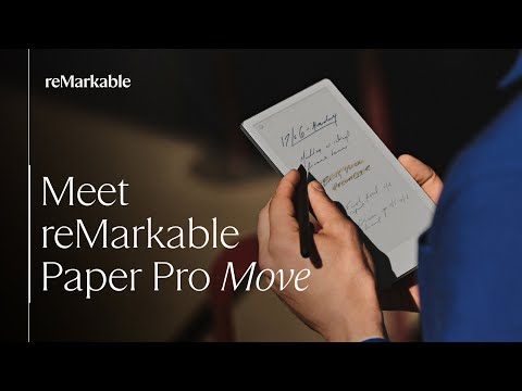 A Video Of reMarkable Paper Pro Move with Marker Plus
