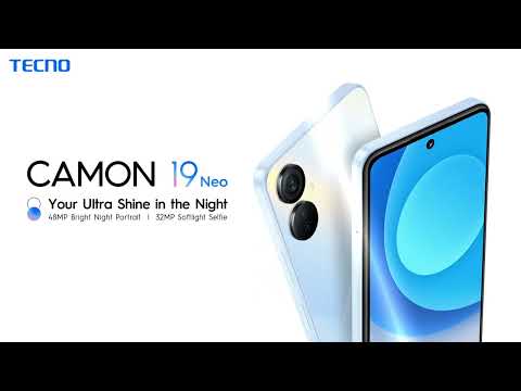 A Video Of Tecno Camon 19 NEO - 6GB RAM - 128GB Storage