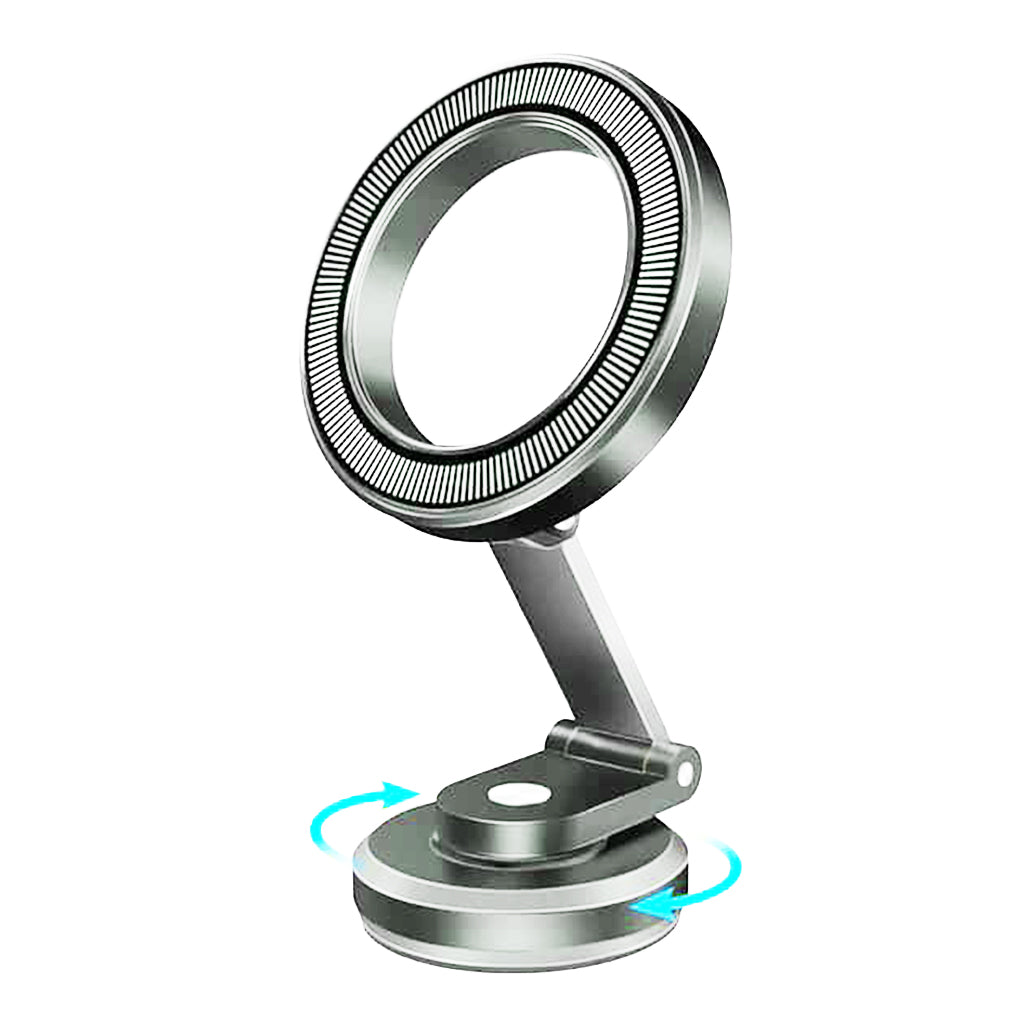 A Photo Of Promate MagGrip 360˚ Foldable Magnetic Ring Smartphone Holder – Compact & Rotatable Design with Magsafe Compatibility