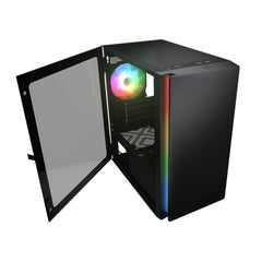 A Photo Of Cougar PURITY RGB | Sleek Mini Tower Case with ARGB Lighting