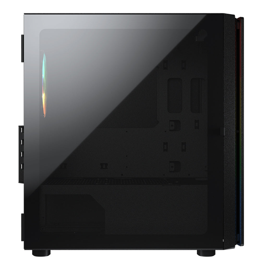 A Photo Of Cougar PURITY RGB | Sleek Mini Tower Case with ARGB Lighting